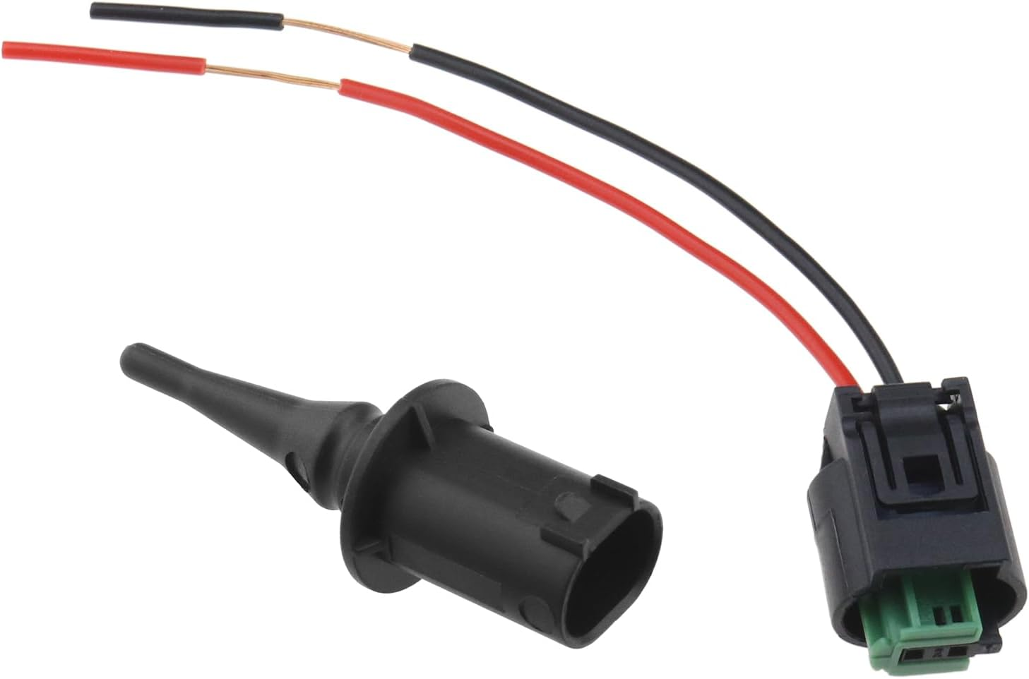 Outside Ambient Air Temperature Sensor and Plug Wire Connector Pigtail for a B C E G GL Class CLK CLS Replaces 0005428418 0075421318 80733054280