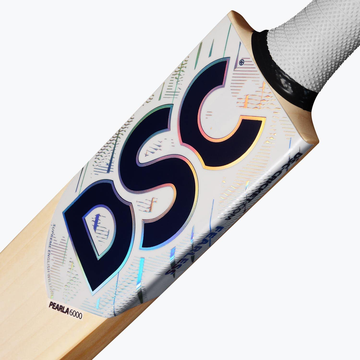 DSC Pearla 6000 Cricket Bat | Grade 3 English Willow | Short Handle, Hex Grip | Handcrafted for Stability and Maximum Hitting Area image number 3