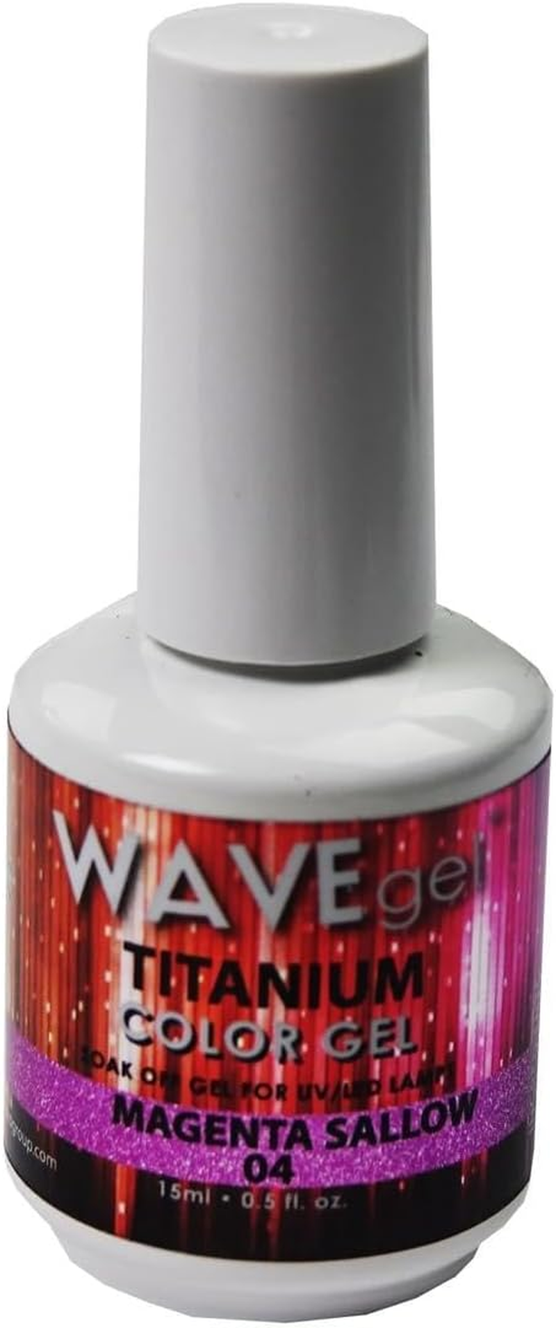 WAVE Gel Titanium 04 Magenta Sallow 15Ml