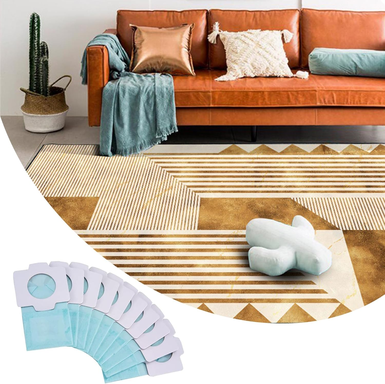 12 X Vacuum Cleaner Bags, for Makita Werkzeug Gmbh Paper Filter for Makita CL072D, CL102D, CL105D, CL107D, CL121D, CL142FD, CL182FD, CL184D, CL282FD, 4093D, 4073D, 4072D, 4076D (1. 2)