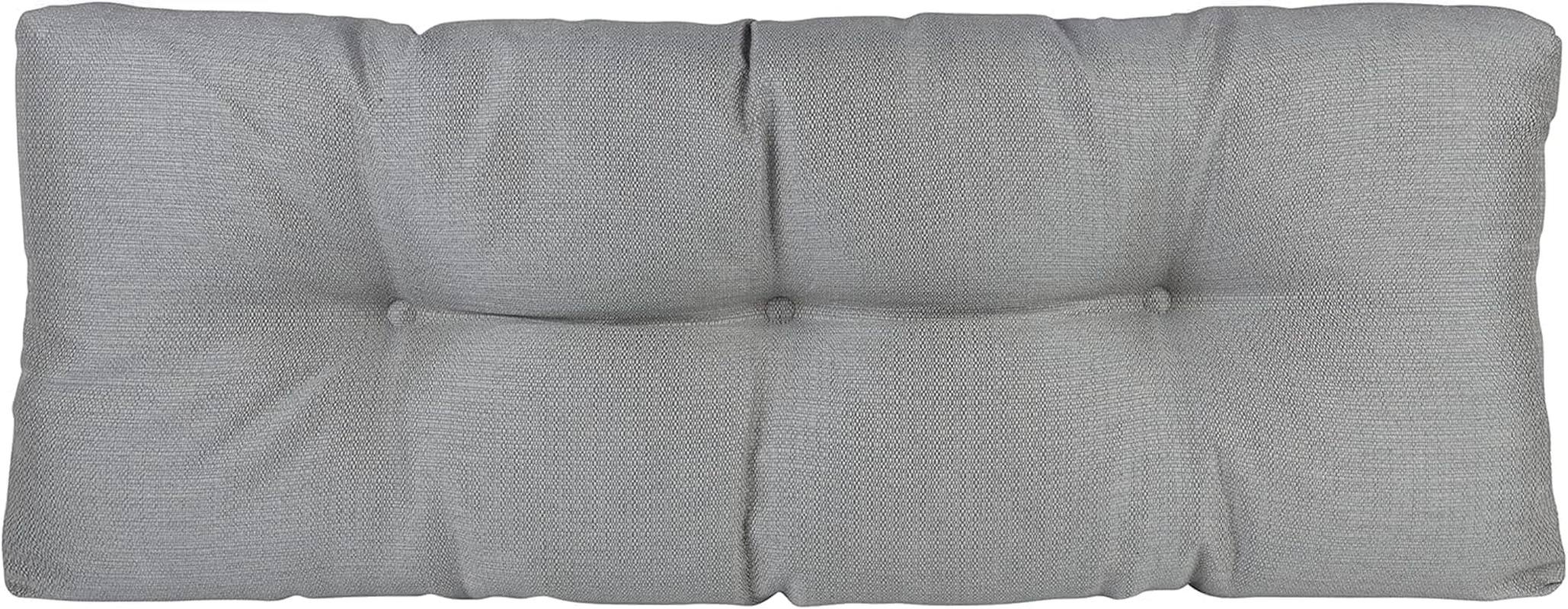 Klear Vu the Gripper Omega Non-Slip Tufted Bench Cushion for Indoor Furniture, Entryway Storage, Bay Window, Corner Nook or Piano Seat, 35 Inches, 04 Gray - 16 Coral image number 5