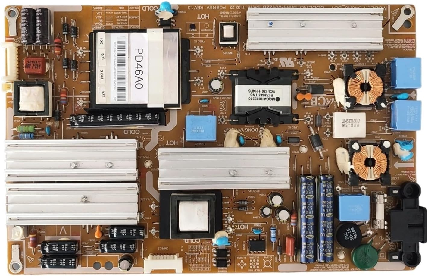 Genuine BN44-00422B = BN44-00422A PD46A0_BDY TV Power Board for UE40D5000 UE40D5520 UE46D5000 UE40D5000PWXU UN46D6300 TV image number 1