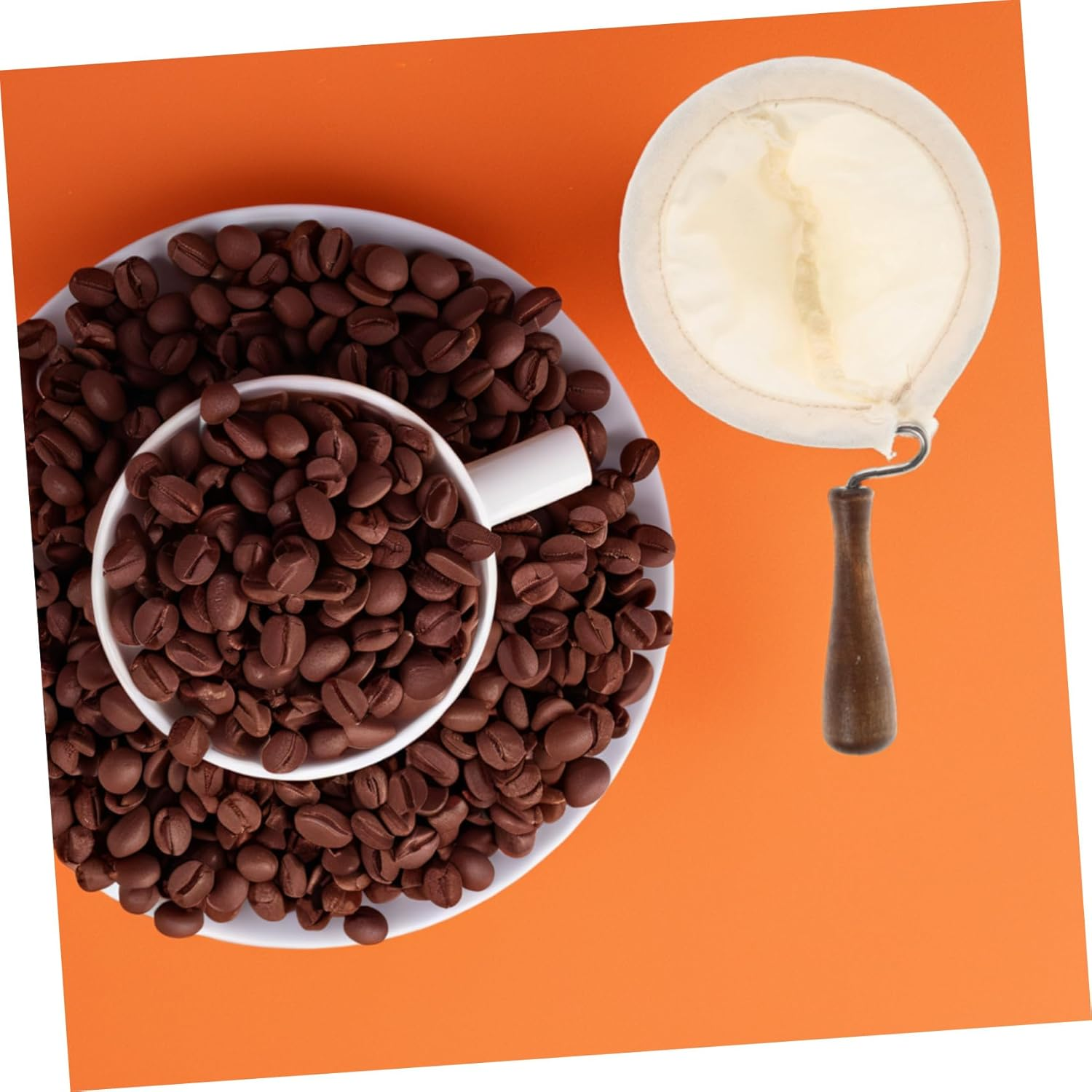 VALICLUD Hand Brewed Coffee Funnel Sock Travel Filter Drip Filters Portable Espresso Maker Cloth Dripper for Home Use image number 4