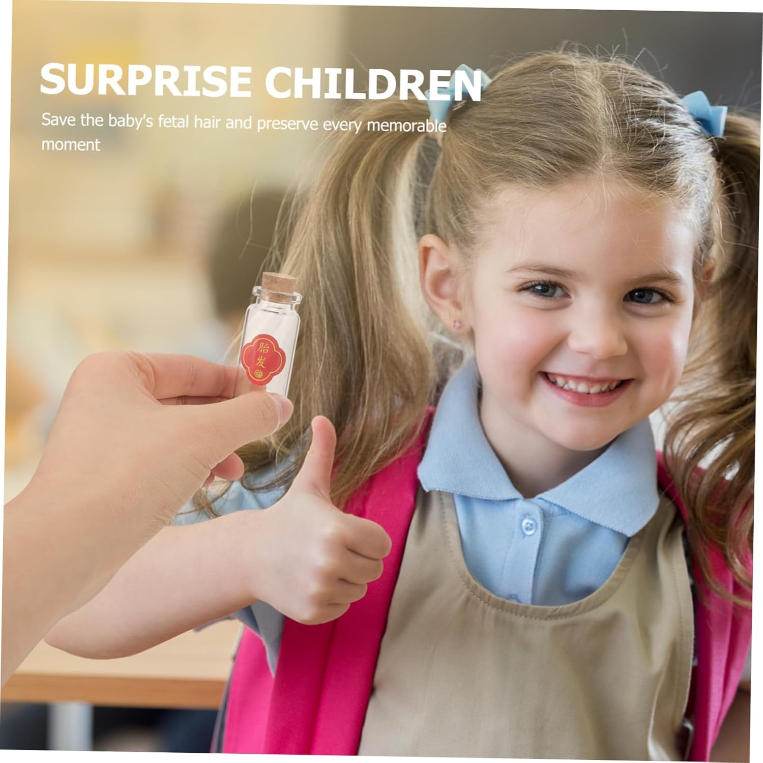 UPKOCH 1 Set Tooth Keepsake Box for DIY Storage Organizer for Teeth Hair Cord Independent Compartments Memory Boys image number 2