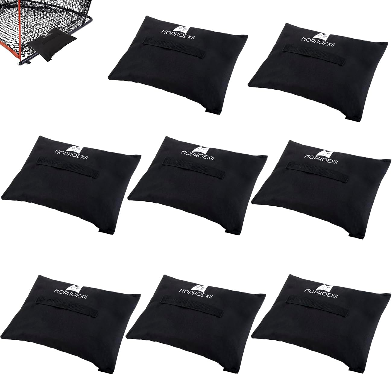 MOPHOEXII Sports Net Sandbags,All Sport Sandbags for Baseball Nets, Soccer Goals, Golf Nets, Football Nets, Hockey Nets,Weighted Anchor Bags