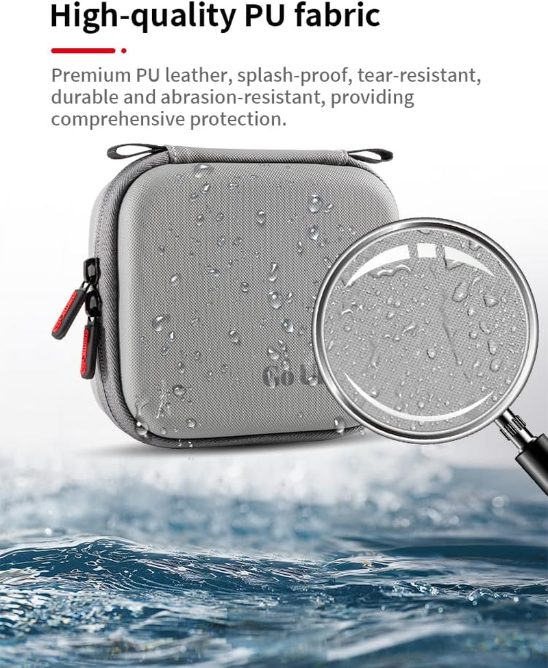 Cochanvie Hard Shell Case for Insta 360 GO Ultra - Protective Carrying Bag for Action Camera & Accessories | Vlogging Travel Storage image number 2