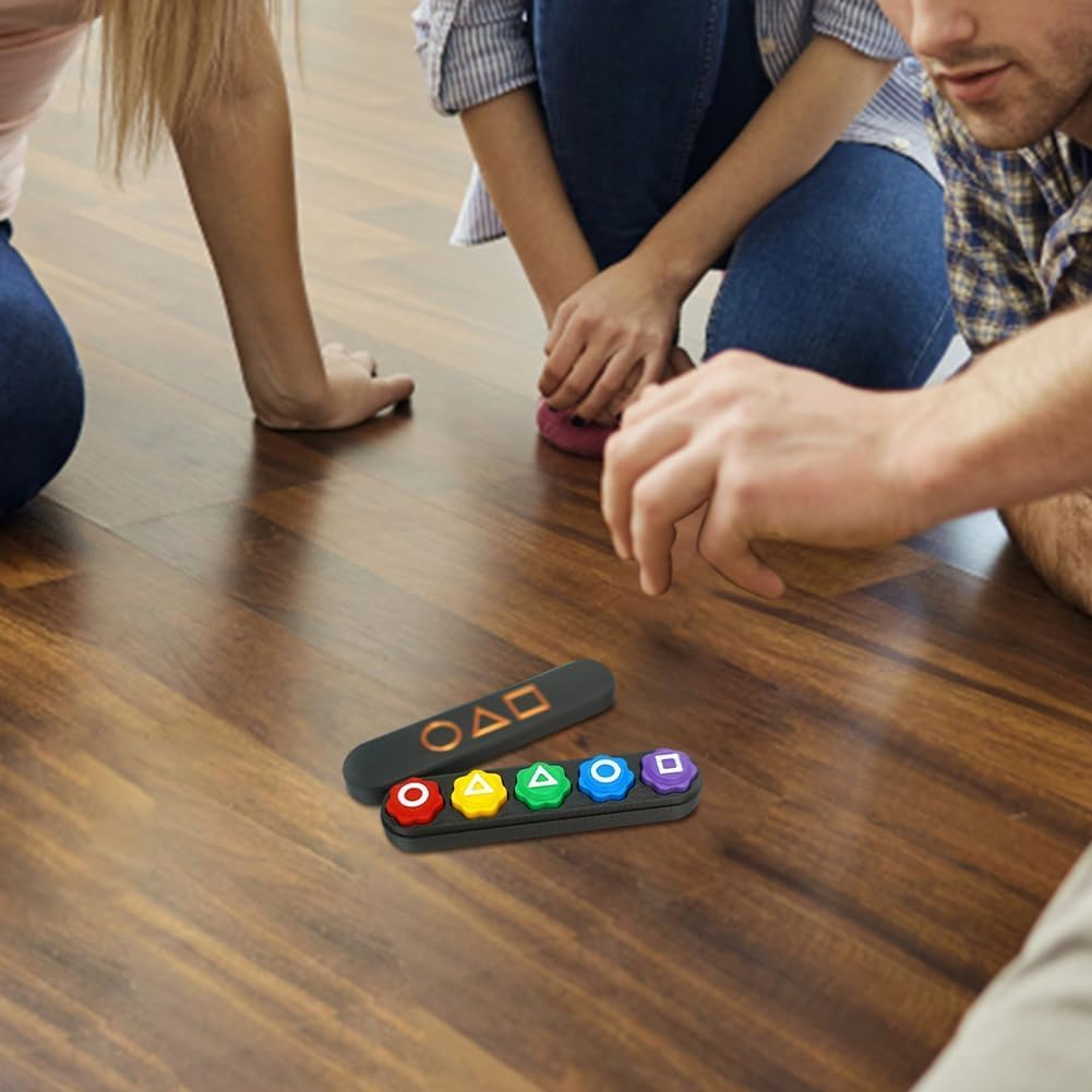 Korean Traditional Gong Gi Game Play, Gonggi Jack Stone Pebbles Set, Game, Hand Eye Coordination Training Toy Gonggi Set for Party Games image number 5