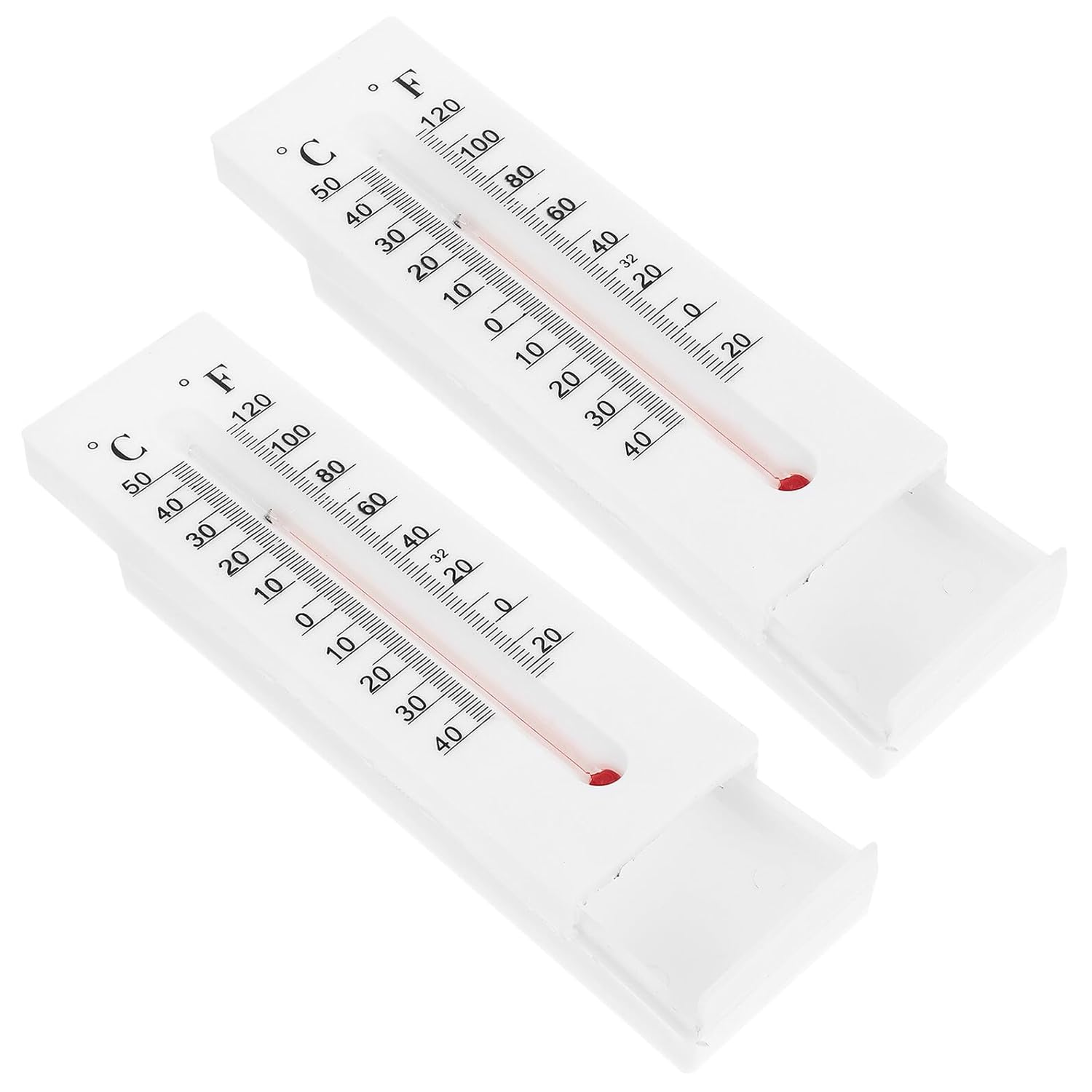 MAGICLULU 2Pcs Thermometer Style Outdoor Key Hider Box Weatherproof Wall Mount Hidden Key Holder for Small Valuables Home Office Garden image number 6