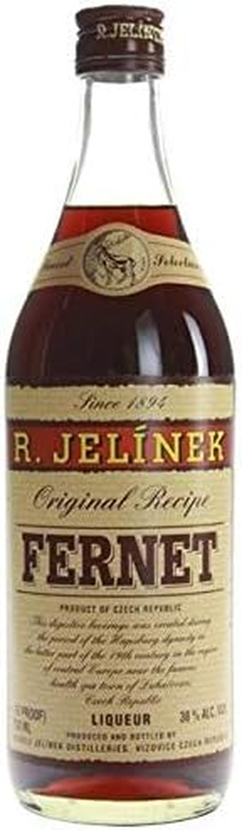R. Jelinek Original Recipe Fernet Liqueur 750 Ml