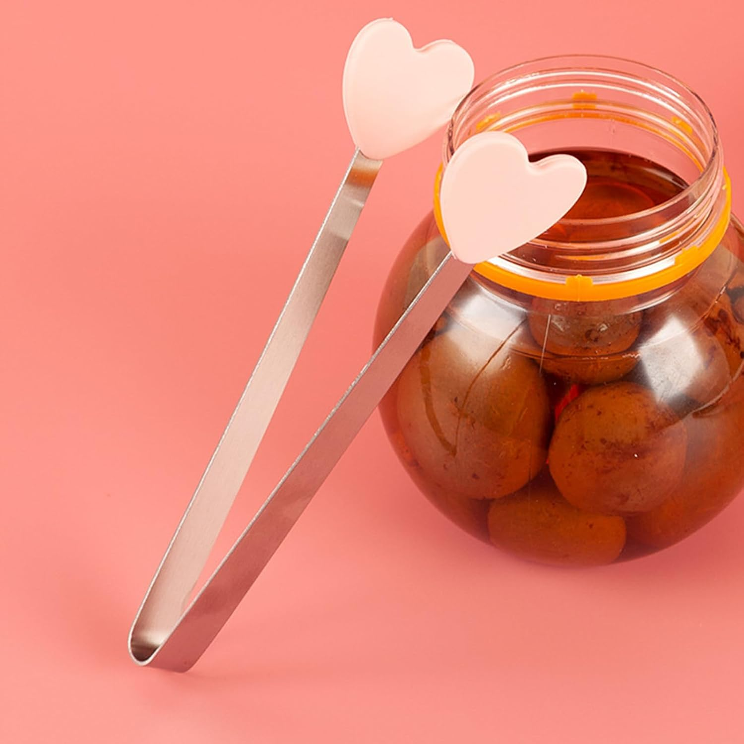 10PCS Silicone Mini Tongs (5.3 Inch), Hand Shape Kitchen Tongs for Food, Ice Cubes, Fruits, Desserts, Colorful Safe Serving Tongs for Appetizers & Barbecue (Hand Shape) image number 2