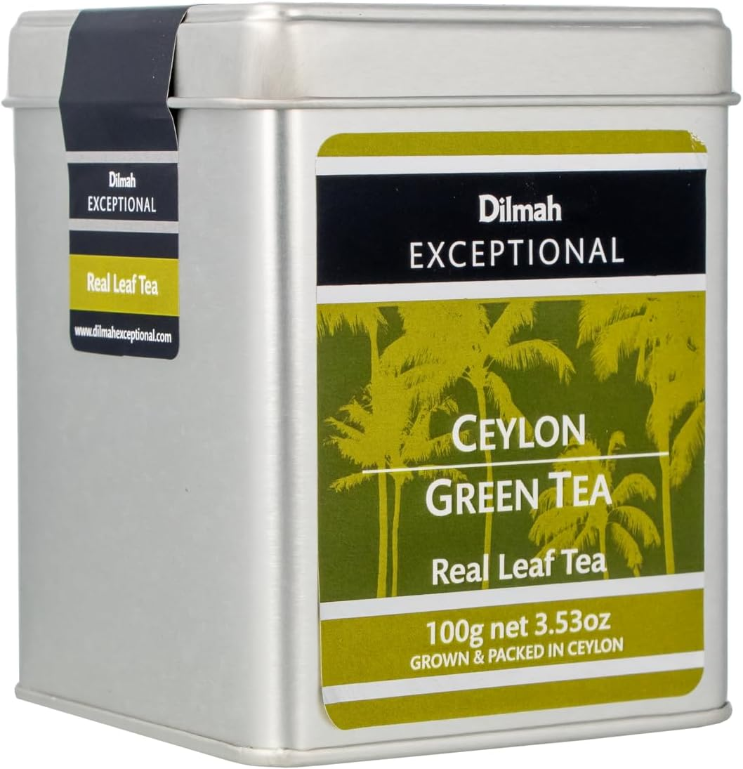 Dilmah Exceptional Ceylon Green Tea Loose Leaf Caddy, 100 Grams image number 2