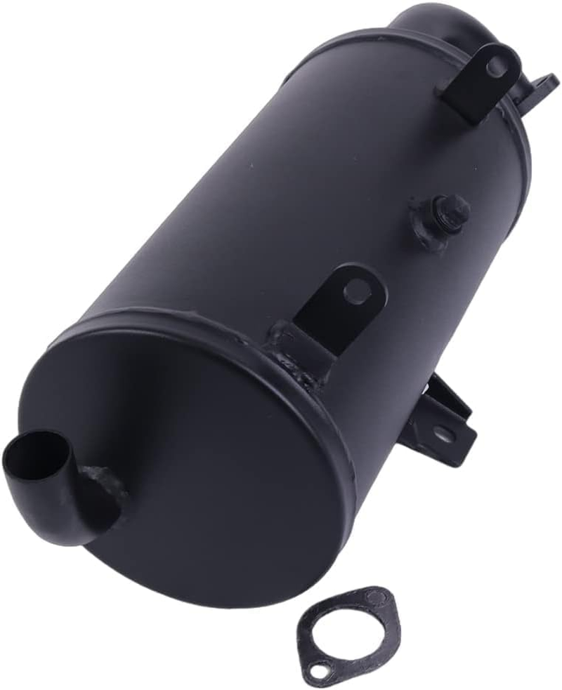 Exhaust Assembly Muffler 18091-0235 18091-0487 with Gasket 11061-0132 Compatible with Kawasaki Mule 600 2X4 610 4X4 SX KAF400 image number 3