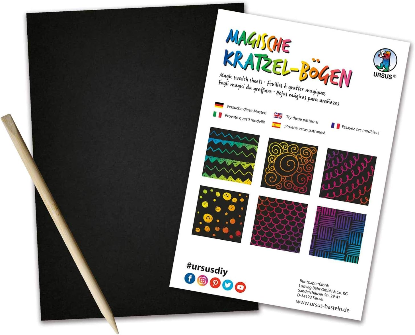 URSUS Laternen-Bastelset Kittycorn: Set Enth&auml;lt Materialien Zum Basteln Einer Laterne image number 2