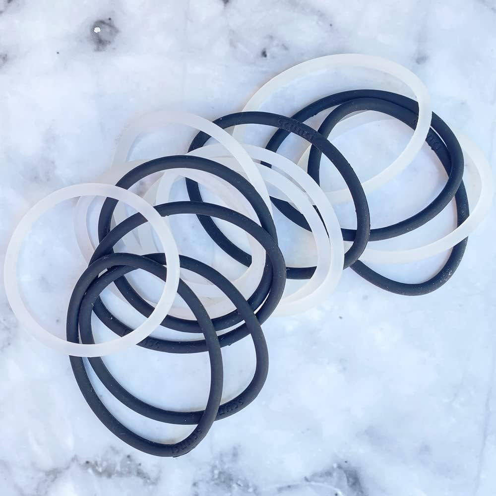 Scunci No-Slip Grip the Evolution Hair Ties, Black 14 Ea image number 1