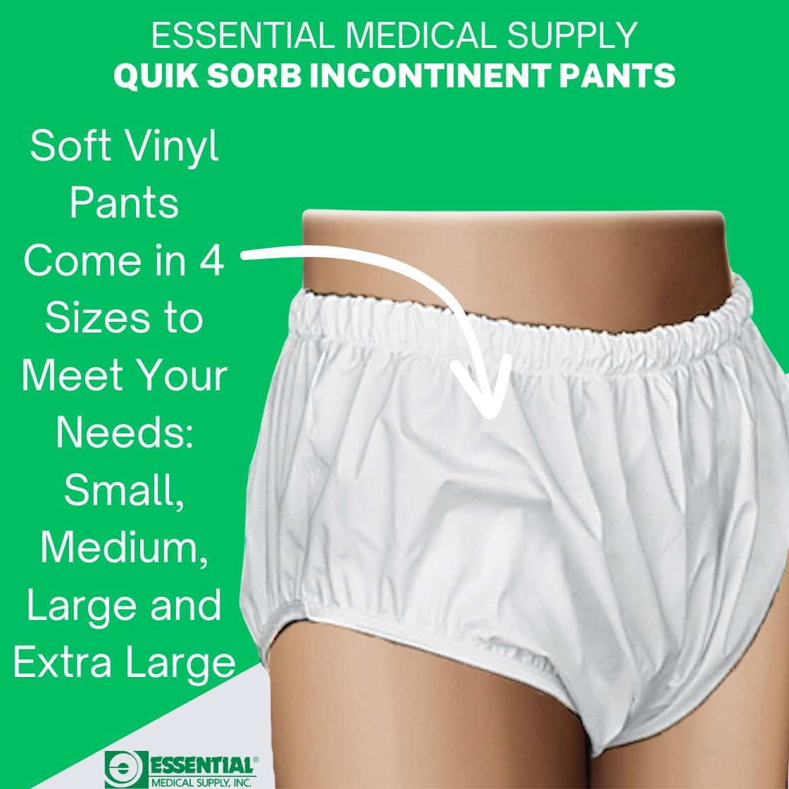 Essential Medical Supply Quik-Sorb Pull on Incontinent Pants, Large image number 4