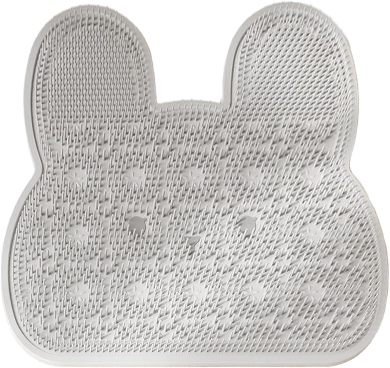 Shower Foot Scrubber | Bunny Silicone Non-Slip Cleaner | Silicone Shower Foot Brush Pad | for Massage Cleaning Adults Elderly Kids Family Home Bath Tub Floor Apartment Dorm - Pink image number 6