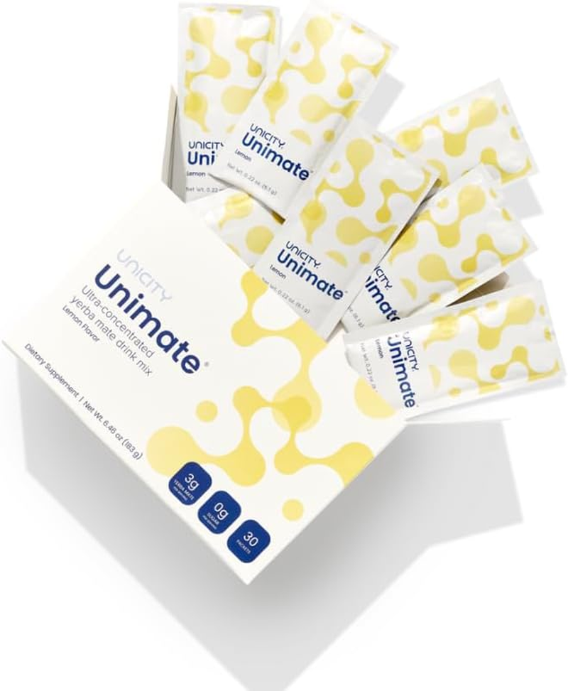 Unicity Unimate Lemon Flavour - 30Sachet/ Box image number 5