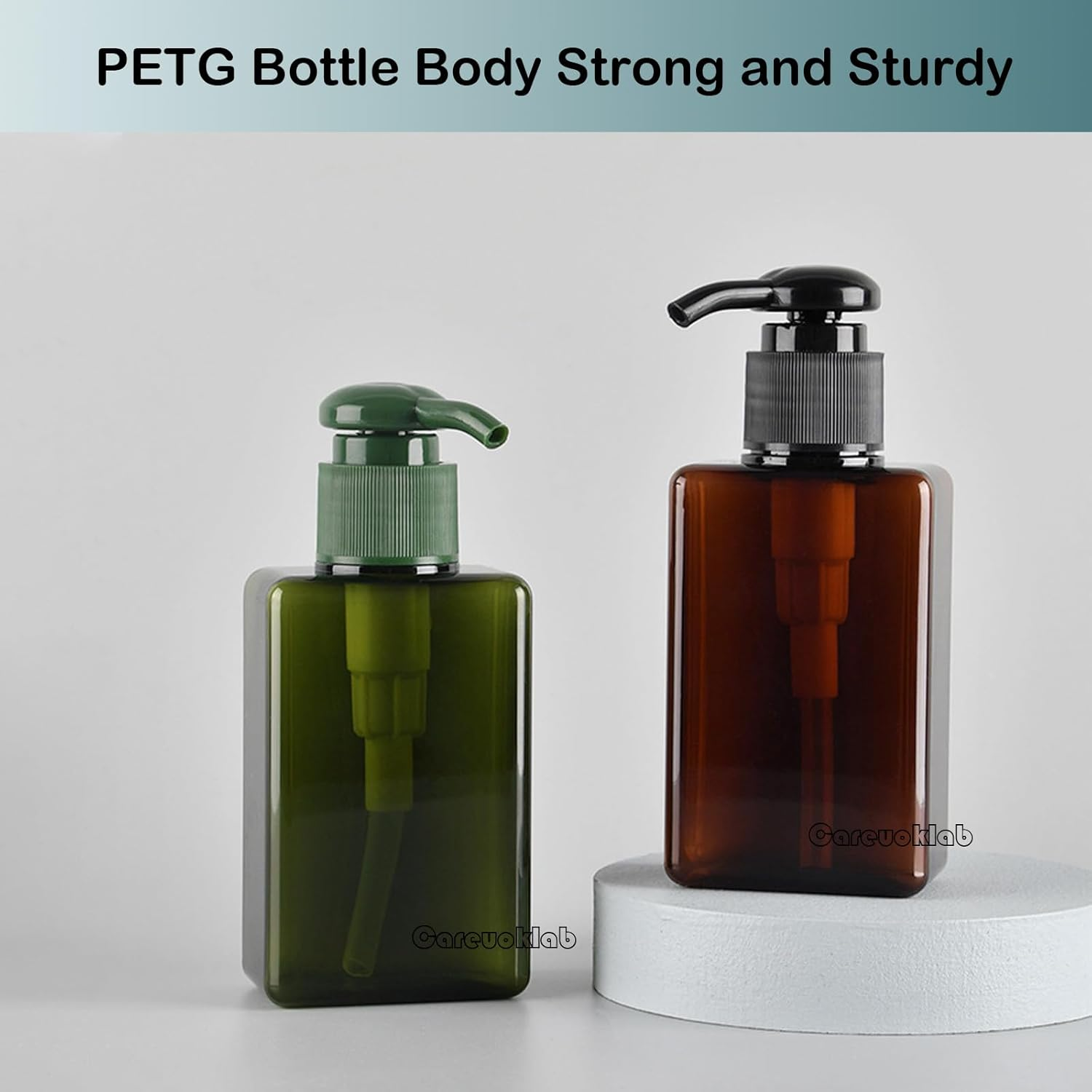 6 Pack 100Ml Travel Pump Bottles Set, Refillable Toiletries Containers, Pump Dispensers for Travel Shower and Sitz Bath, Shampoo Body Lotion Cosmetics image number 6