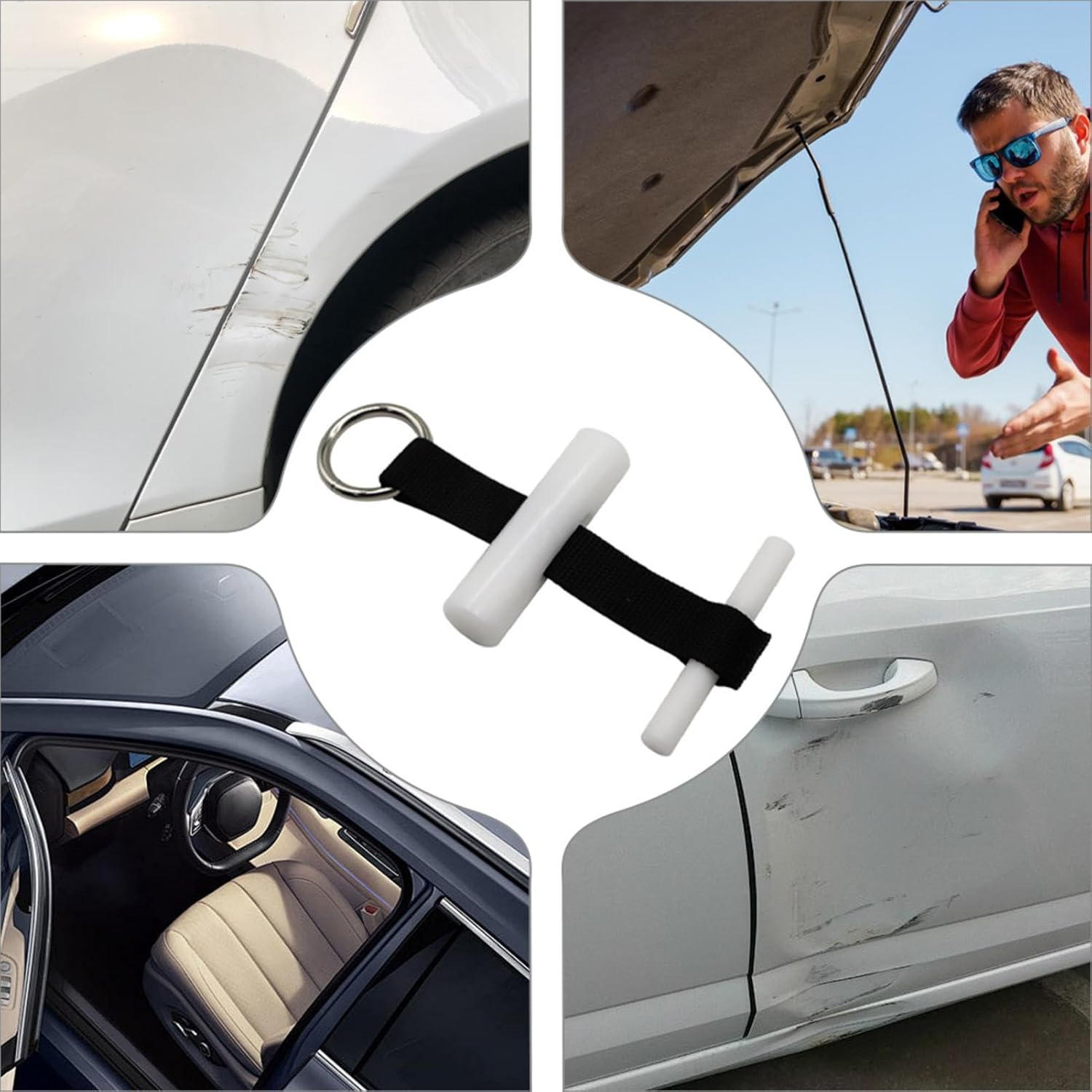 Car Dent Repair Tool - Dent Repair Kit | Auto Body Repair Tools | Car Dent Removal | Car Repair Tool for Minor Dents | Automotive Repair Tools | Professional Dent Removal Kit | Car Body image number 2