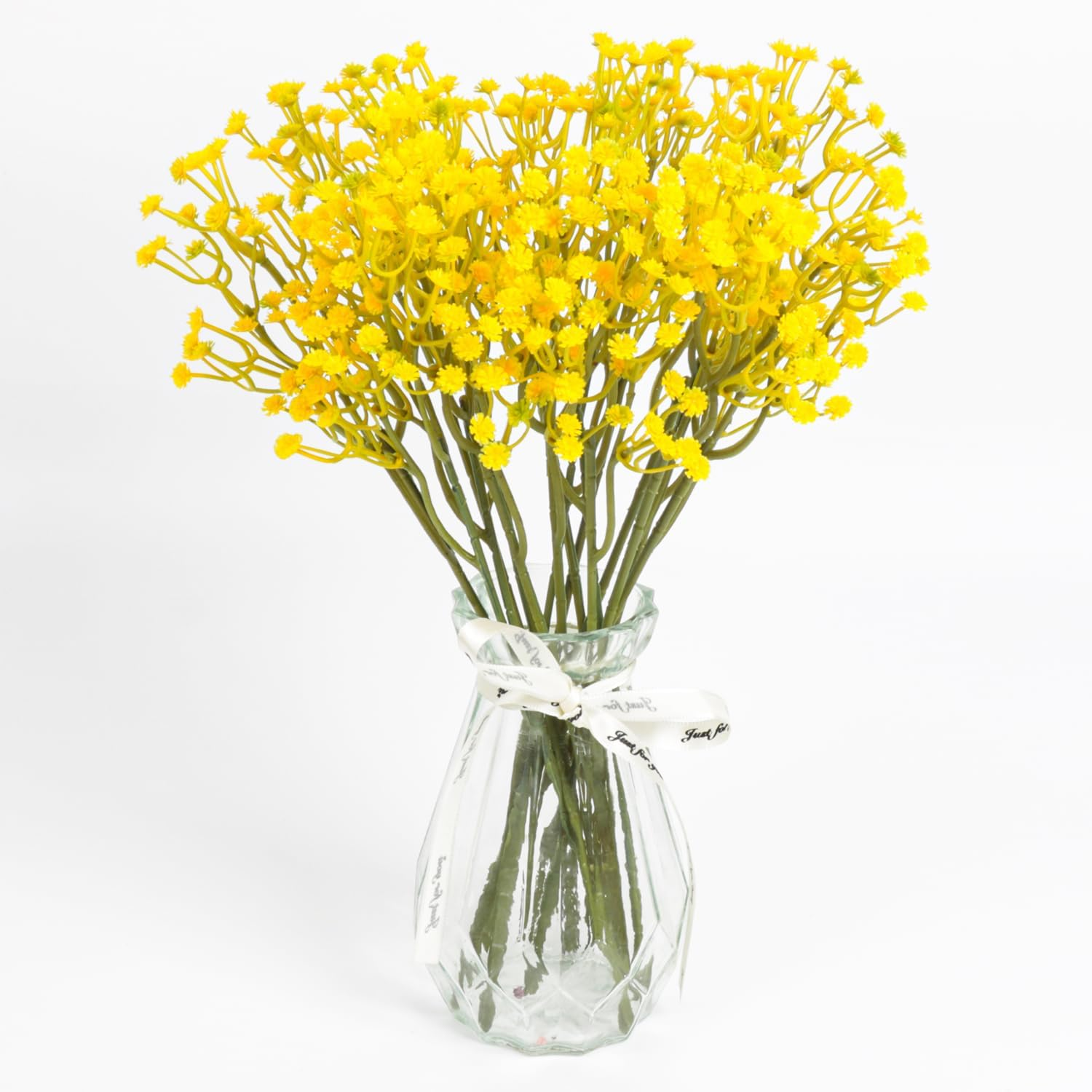 15 PCS Babys Breath Artificial Flowers Gypsophila Paniculata Faux Plant for DIY Centerpieces Wedding Party Floral Arrangement Home Decorations (Small Petals,Pink)