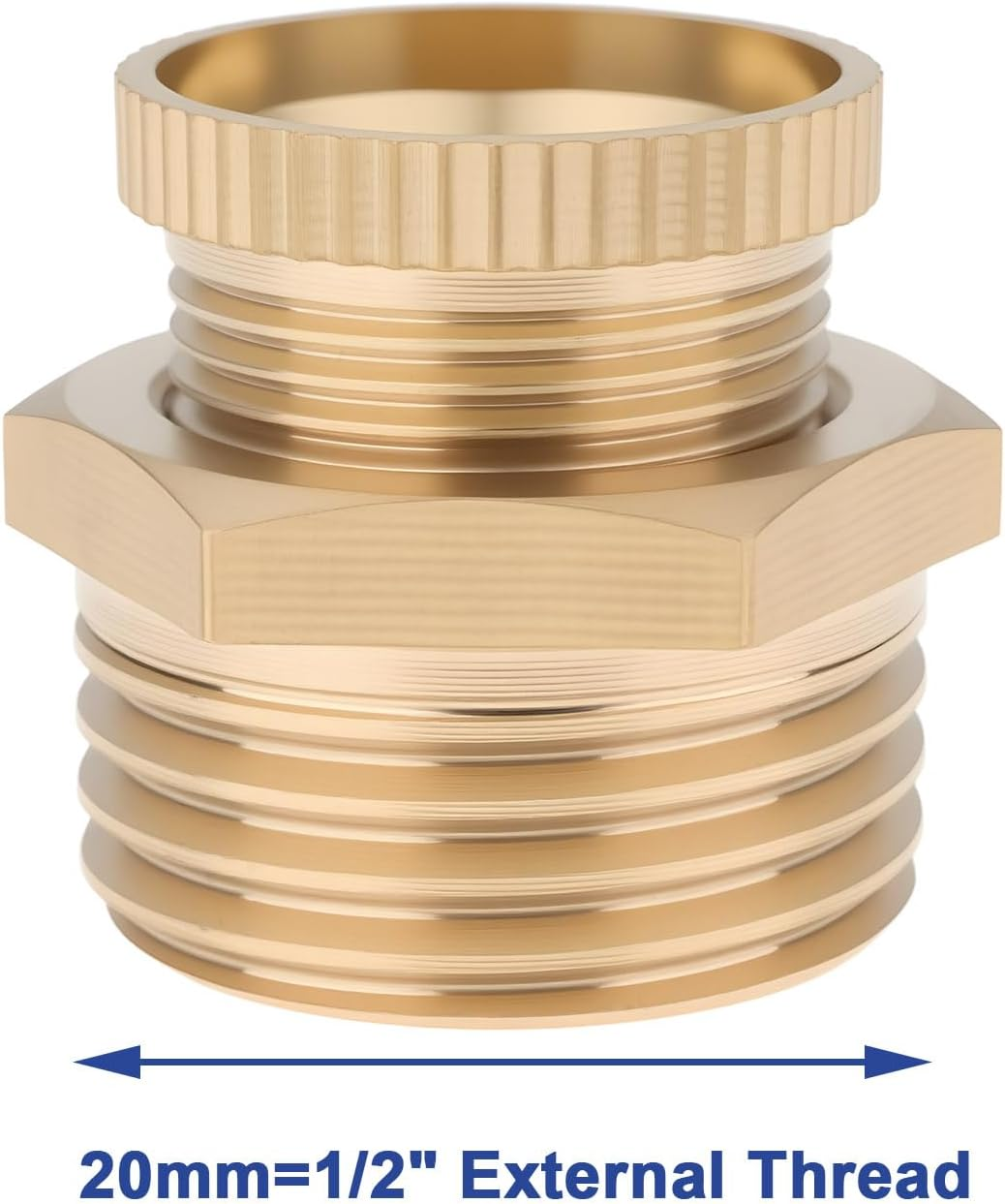 Create Idea 2Pcs PT1/2" Male Thread Air Compressor Drain Valve 20Mm Thread Brass image number 1