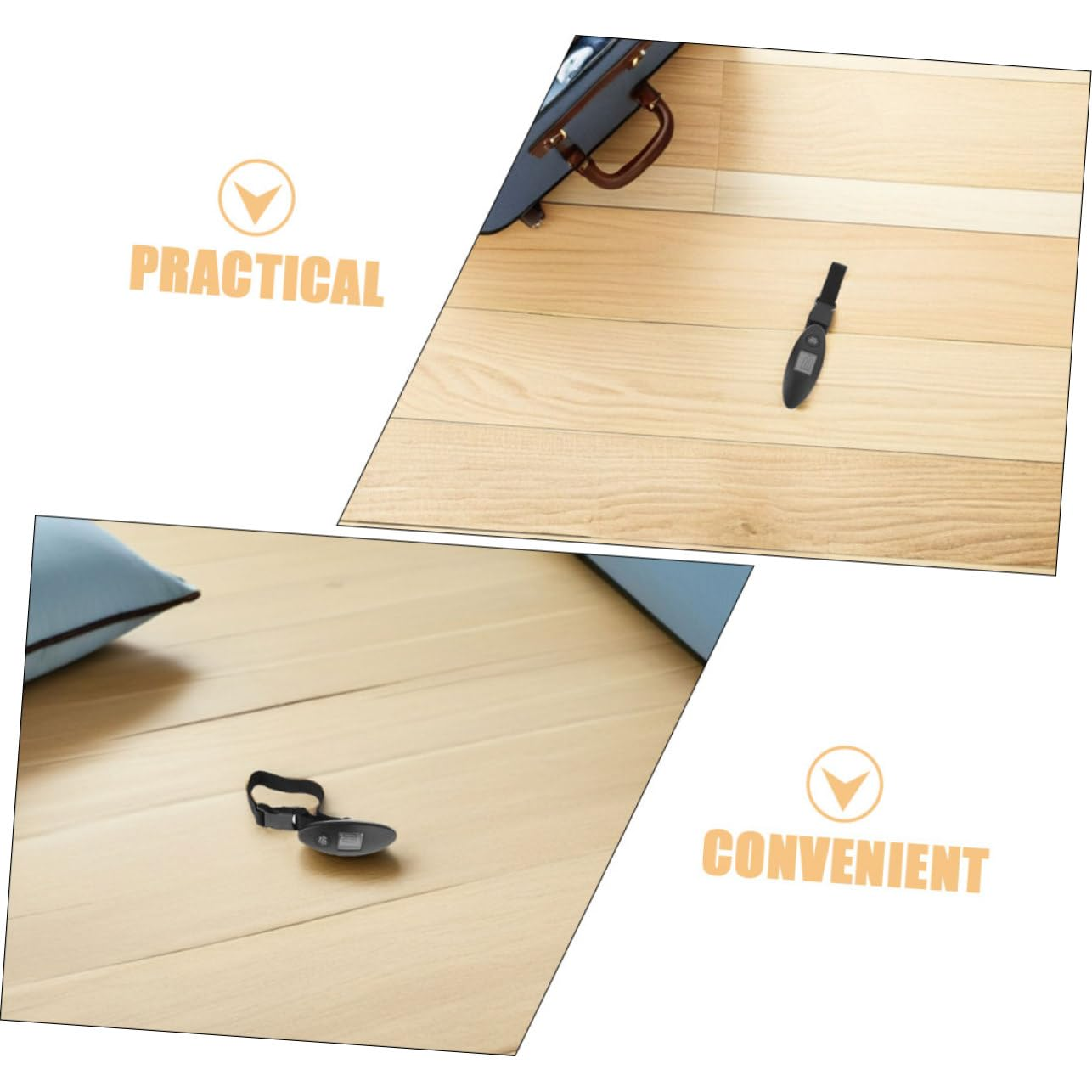 HEALEEP 2Pcs Digital Luggage Scale Handheld Suitcase Weight Scale Capacity Portable Travel Weighing Tool Accurate Measurement for Heavy Bags and Packages image number 4