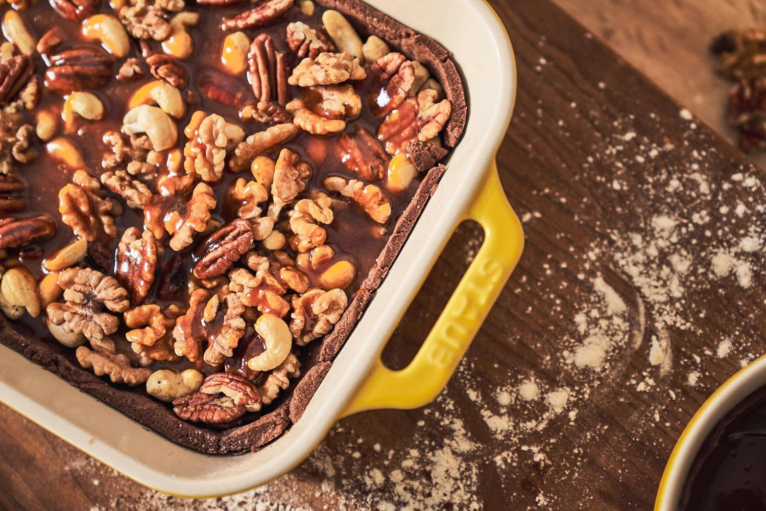 Staub Z1029-535 Rectangular Dish 7.9 Inches (20 Cm) Citron, Ceramic Au Gratin Dish, Oven Safe and Microwave Safe image number 4