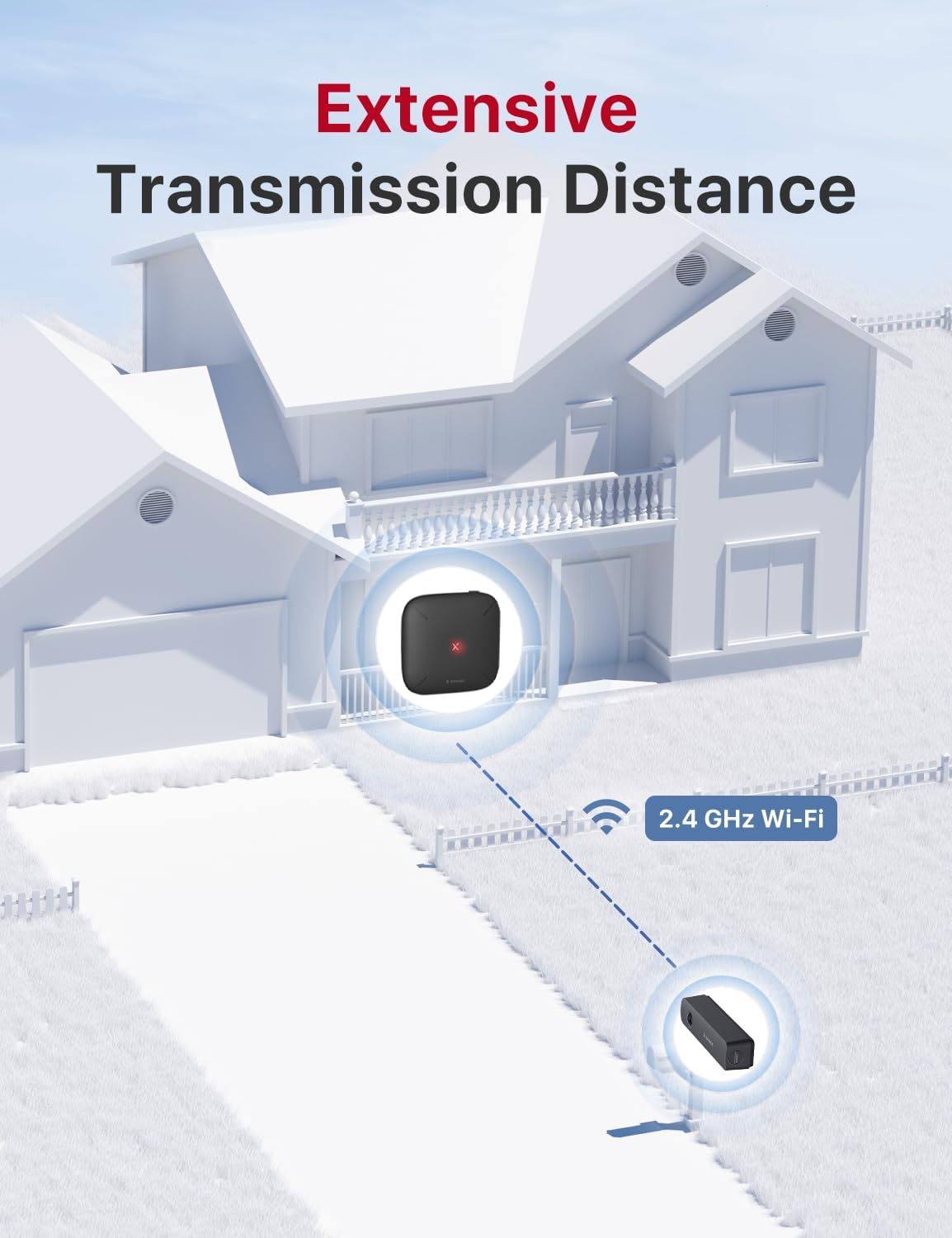 X-Sense Smart Mailbox Alarm, Wireless Long Range Mailbox Alert, Mailbox Sensor with SBS50 Base Station for Delivered Mail, SMA11 image number 5
