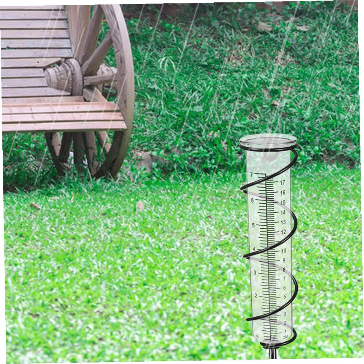 Veemoon 2Pcs Plastic Rain Gauge Replacement Tubes Outdoor Water Measurement for Garden Homes with Freeze Compact Design image number 1
