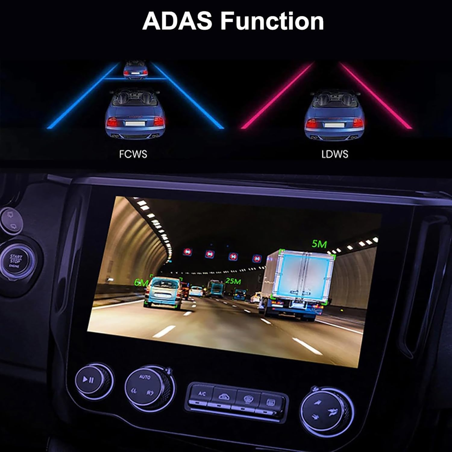 Full HD 1080P Car DVR Road Video Recorder Dash Camera USB Car Driving Recorder with 170&deg; Wide Angle, Loop Recording for Car Android Navigation image number 6