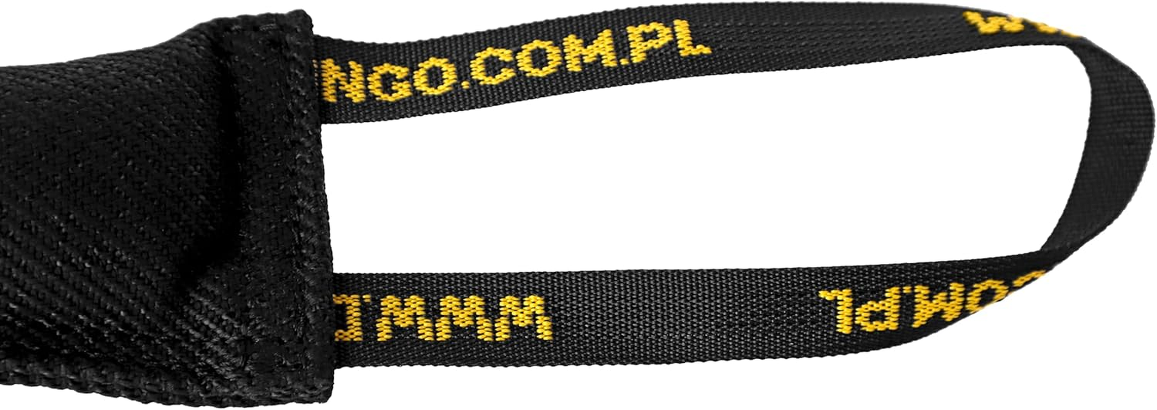 Dingo Waldemar Rutkowski Nylcot Dog Toy &ndash; Durable Bite Tug with Sturdy Handle for Training, Tug of War, Retrieval & Play &ndash; Handmade, 28 Cm, Black (Z30048) image number 6