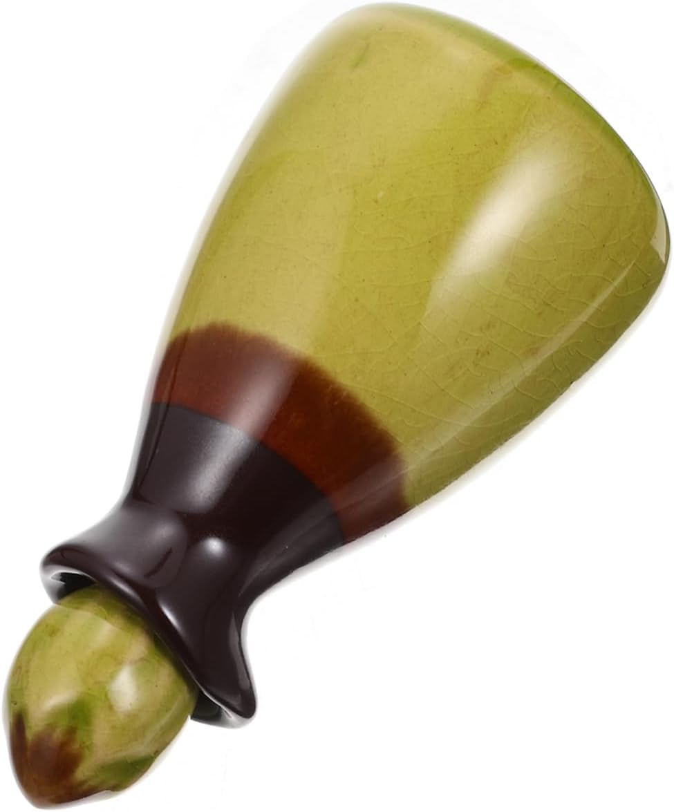 GARVALON Decorative Essential Oil Diffuser Ceramic Empty Bottle for Office Home Fragrance