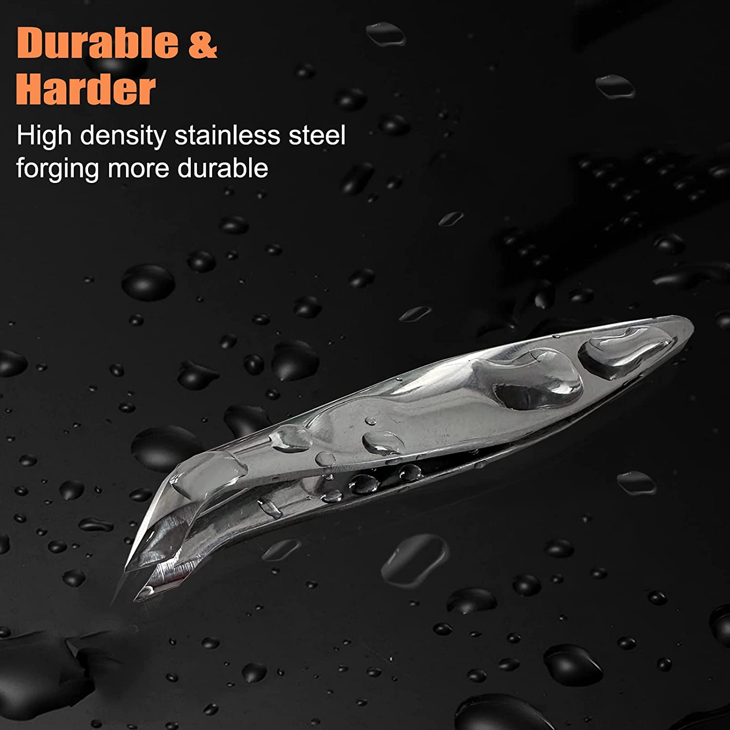 THRAU Mini Cuticle Trimmer for Manicure and Pedicure, Stainless Steel Cuticle Nipper, Precise Pointed Tip Cuticle Clipper for Trim Nail and Dry Skin image number 1