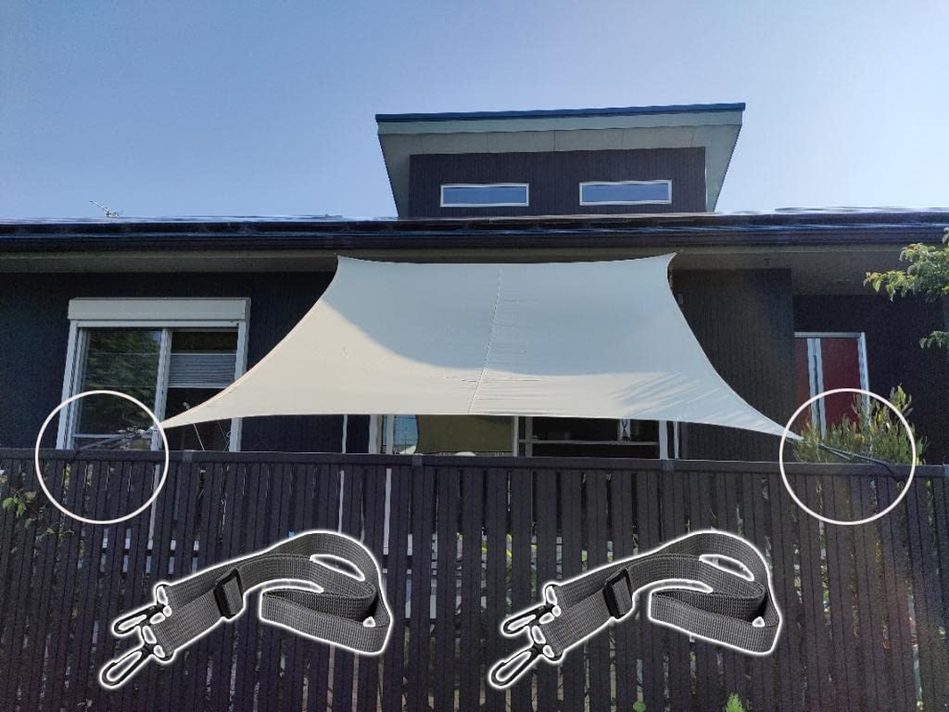 Sun Shade Sail for Triangle Square Rectangle Sun Shade Sails Installation,Rope for Shade Installation, Sunshade Installation Accessory, Rope,Outdoor Use, Shading, Camping (8) image number 2