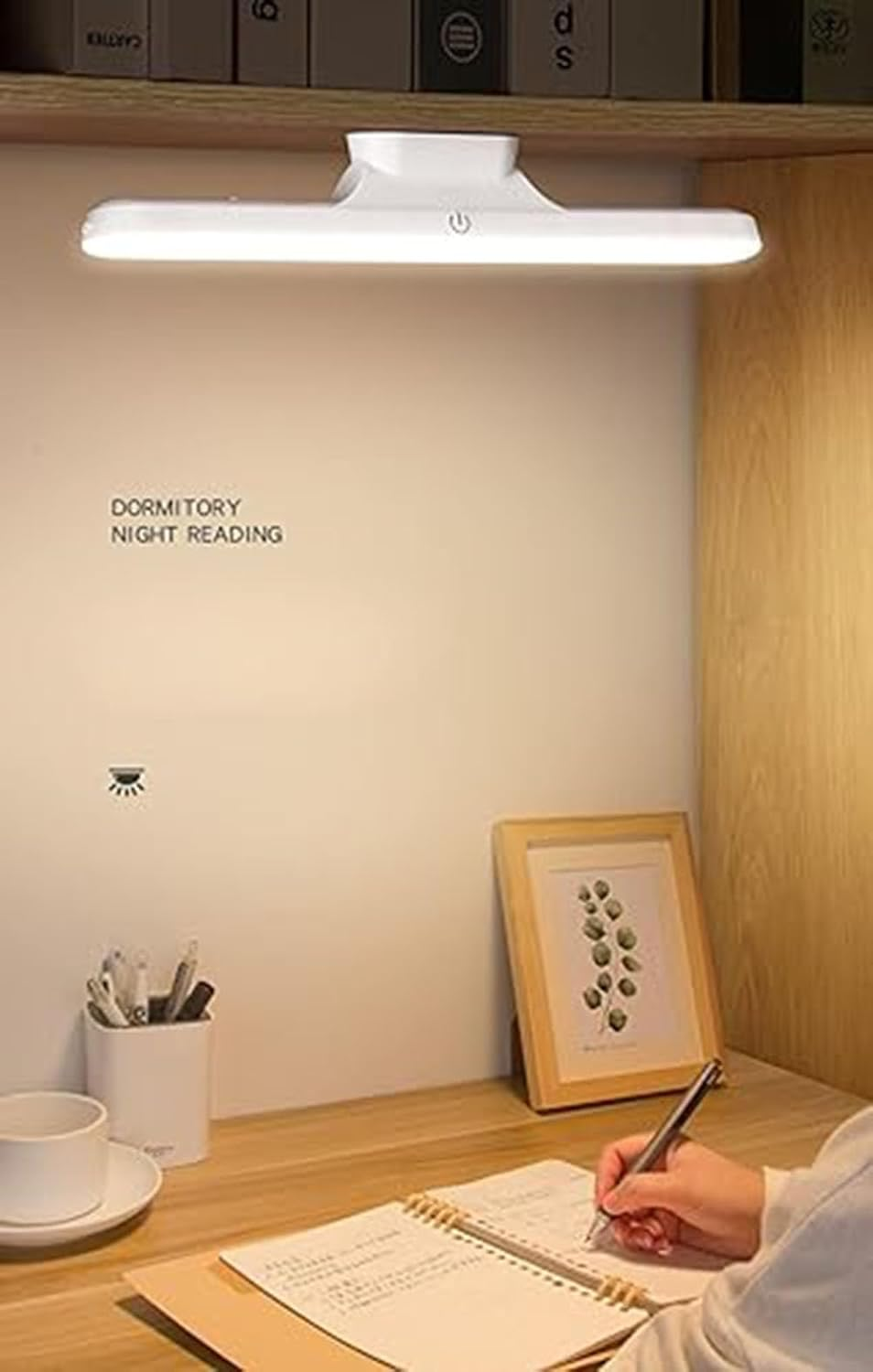 Dimmable Touch Light Bar, USB Rechargeable Reading Lights, Stick Magnet Mounting Base, for Reading, Closet, Makeup Mirror, Vanity, Bedside, Study Light image number 3