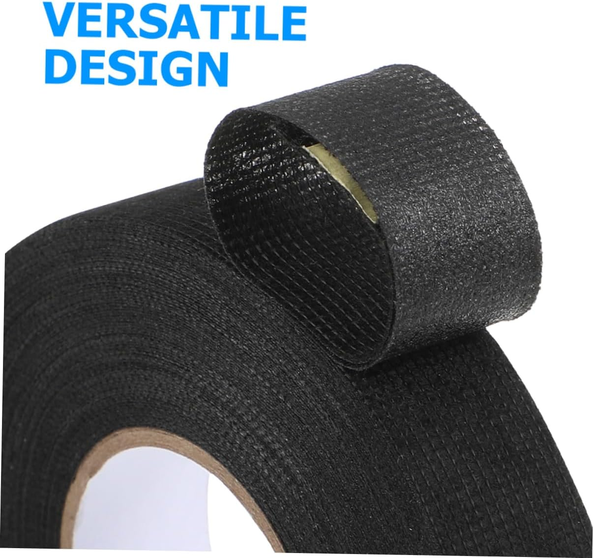 Yardenfun 2 Rolls High Temperature Resistant Tape for Car Audio Automotive Cloth Tape Adhesive Black Wire Harness Wrapping for Wire Management for Sound Proofing image number 5
