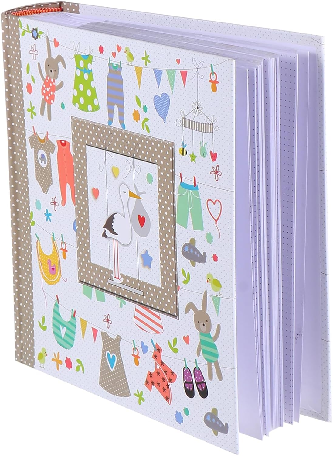 1Pc Cartoon Album Photo Album Book Large Cute Large Capacity Photo Book Picture Collector Paper Khaki