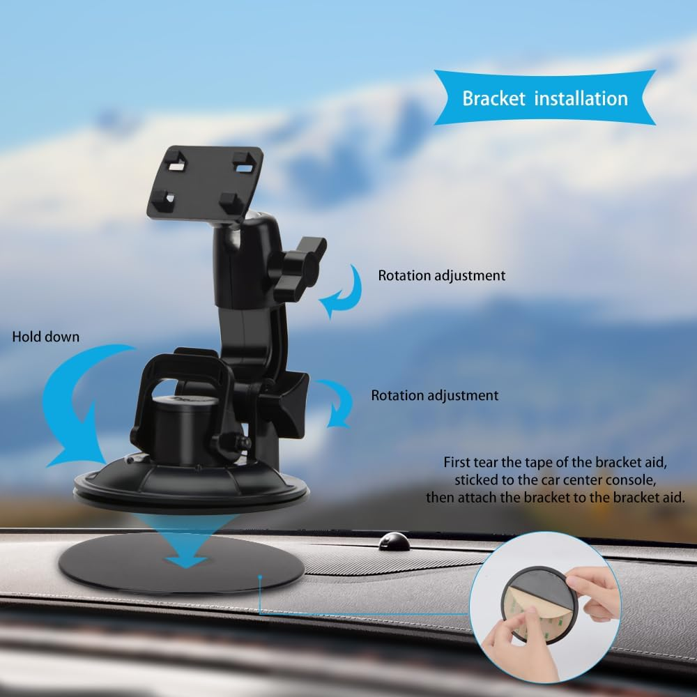 9 Inch Bluetooth GPS Navigation for Cars Australia, Stand on Car Dashboard Sat Nav for Trucks Lorry Maps Updates POI Postcode Search image number 4