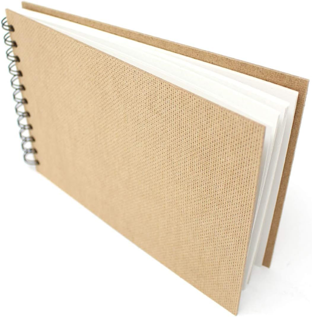 Artway Enviro Spiral Bound A5 Sketchbook - Landscape - 70 Sides (35 Sheets) of 100% Recycled 170Gsm Cartridge Paper image number 2