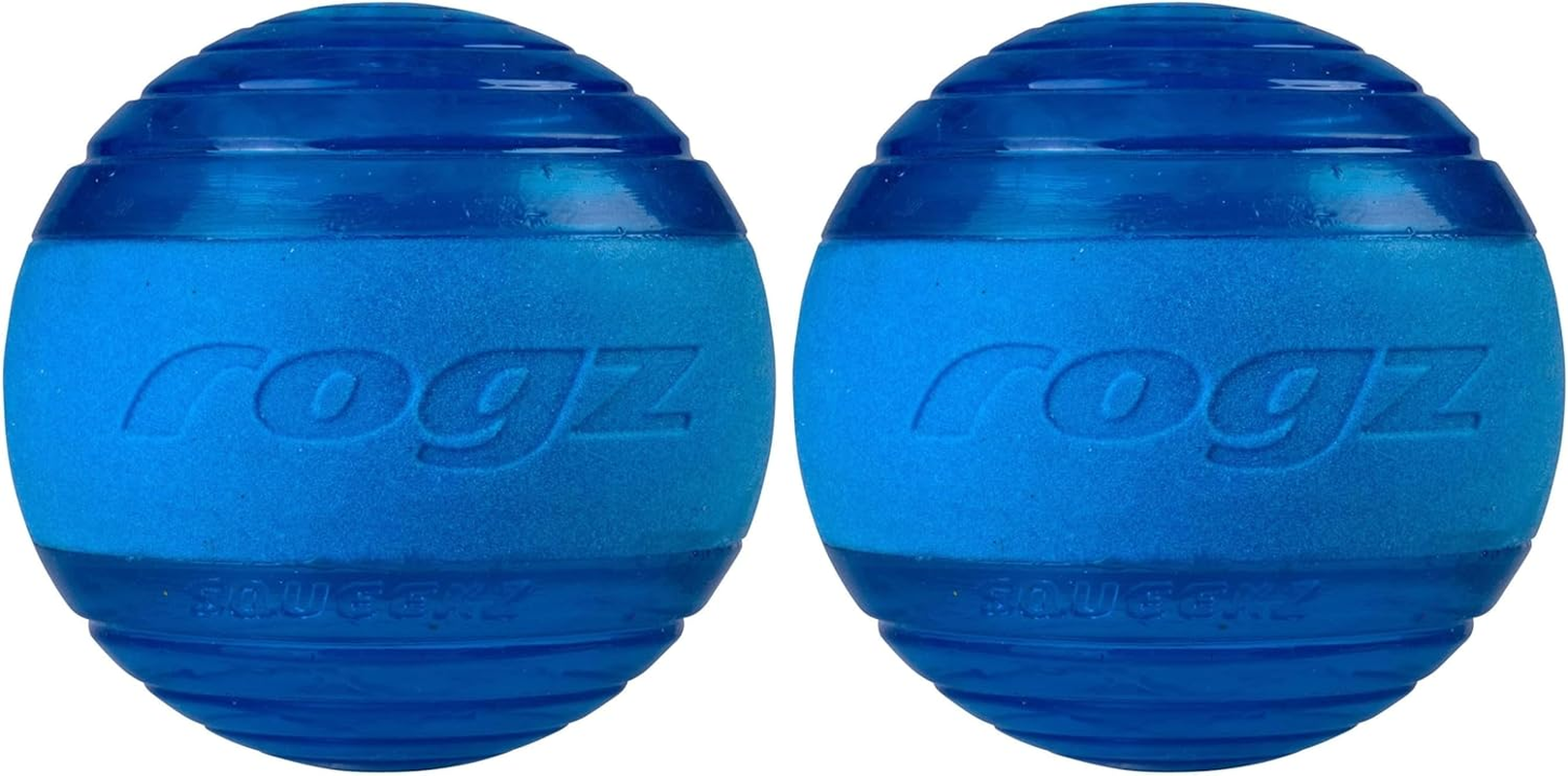 Rogz Squeak Fetch Ball Dog Toy Red Medium image number 2