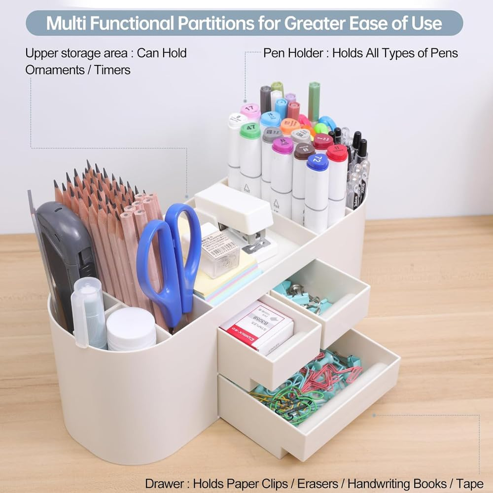 Desk Organizer with 3 Drawer, image number 3