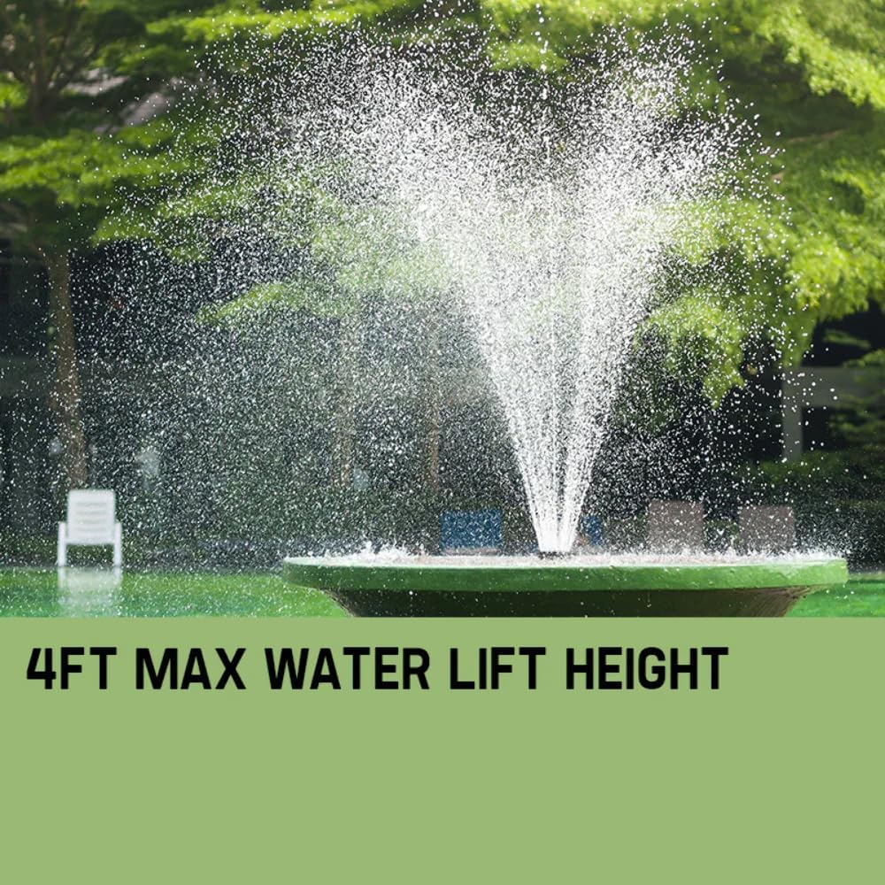 Protege SFP Series 25W Solar Powered Water Fountain Pump Kit with Battery