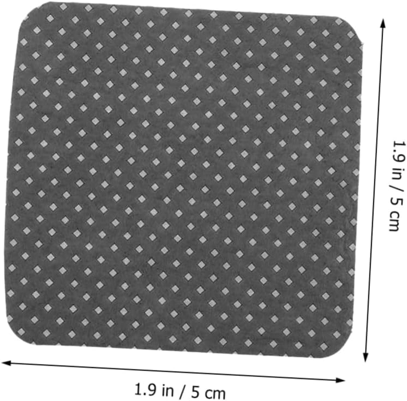 DEARMAMY Lint Free Nail Wipes for Gel Nails 600Pcs Black Square Cotton Pads for Manicure and Travel Use