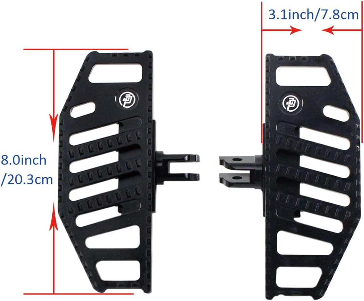 POWER JAMES Black Mini Rider'S Foot Pedal Pad Floorboard Control for Harley Davidson 2018-2025 Low Rider, Softail Standard, Street Bob, Fat Bob, Dyna, FX Softail Models (For 2018 Later) image number 5