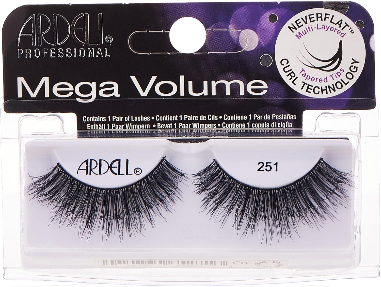 Ardell Mega Volume Lashes, 252 Black