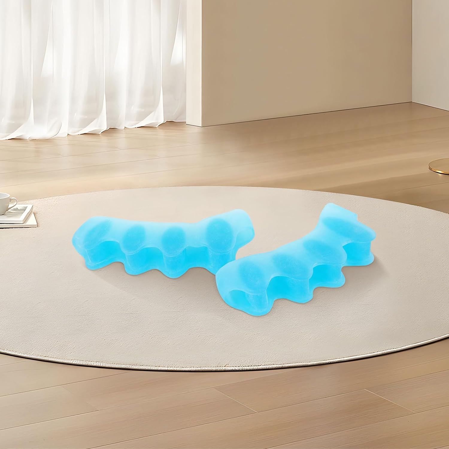 Toe Separators for Women Men, 4 Pair Silicone Toe Dividers Toe Spacers for Plantar Fasciitis Bunions Overlapping Hammer Toe Spacers image number 5