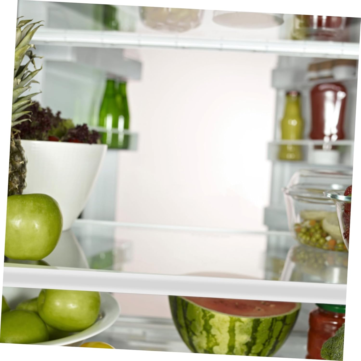 TEHAUX Tempered Glass Fridge Shelf Replacement Board 300X300Mm Refrigerator Glass Insert Tray for Freezer Storage Organizer Refrigerator Accessory image number 6