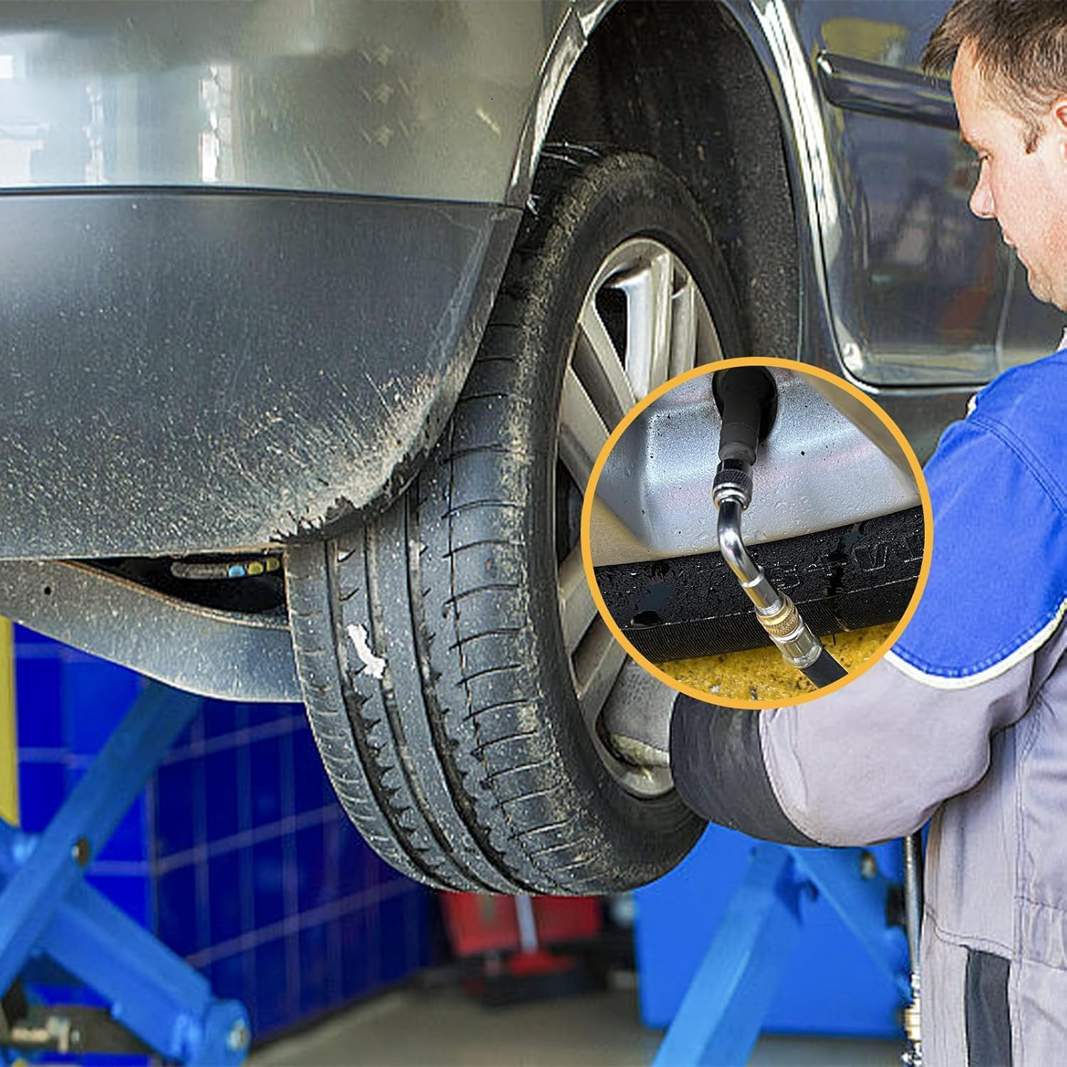 KEWAYO Valve Stem Extension, 2PCS 210Mm Dually Valve Stem Extenders 2PCS 90 Degree Brass Valve Stem Extension Adaptor for Car Truck Motorhome Trailer RV image number 6