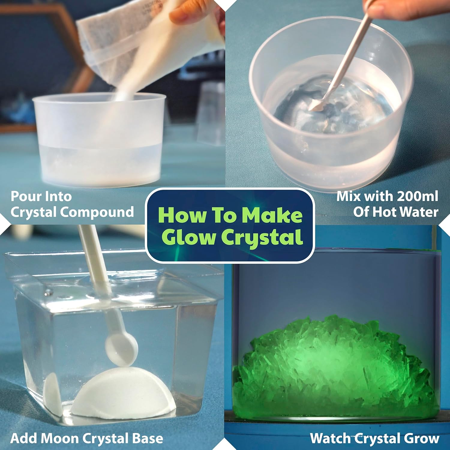 4M FSG3917 Kidzlab Crystal Science image number 1