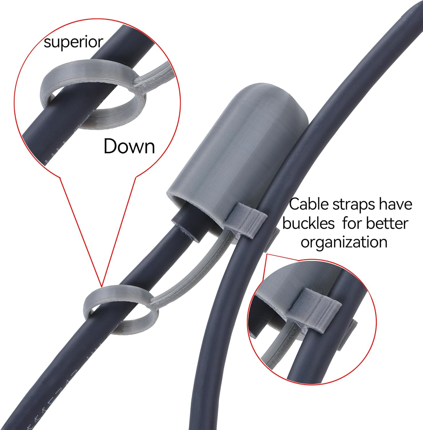 Outrails Starlink Gen 3 Cable Silicone Caps Starlink Gen3 Cable Plug Protective Caps Starlink V3 Accessories Silicone Caps Router and Antenna Ends Durable Dust Plug Caps Storage and Organization image number 5